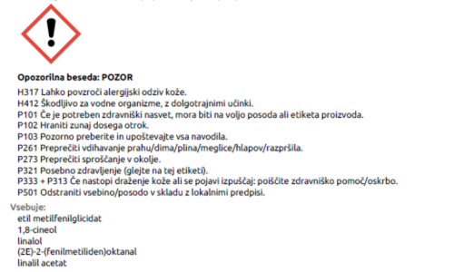 Varnostni list